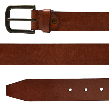 Buy 1 Get 1 FREE – Premium Leather Belts [Black+Brown] @549 Only